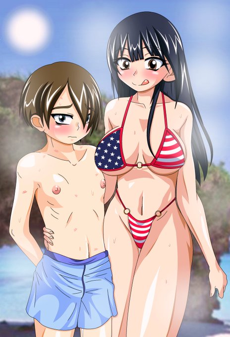 我らの金ビキニの日は終わったのだ( ˘ω˘ ) 星条旗ビキニ、白スク、ピンクレオタードたちの逆襲がはじまる…!