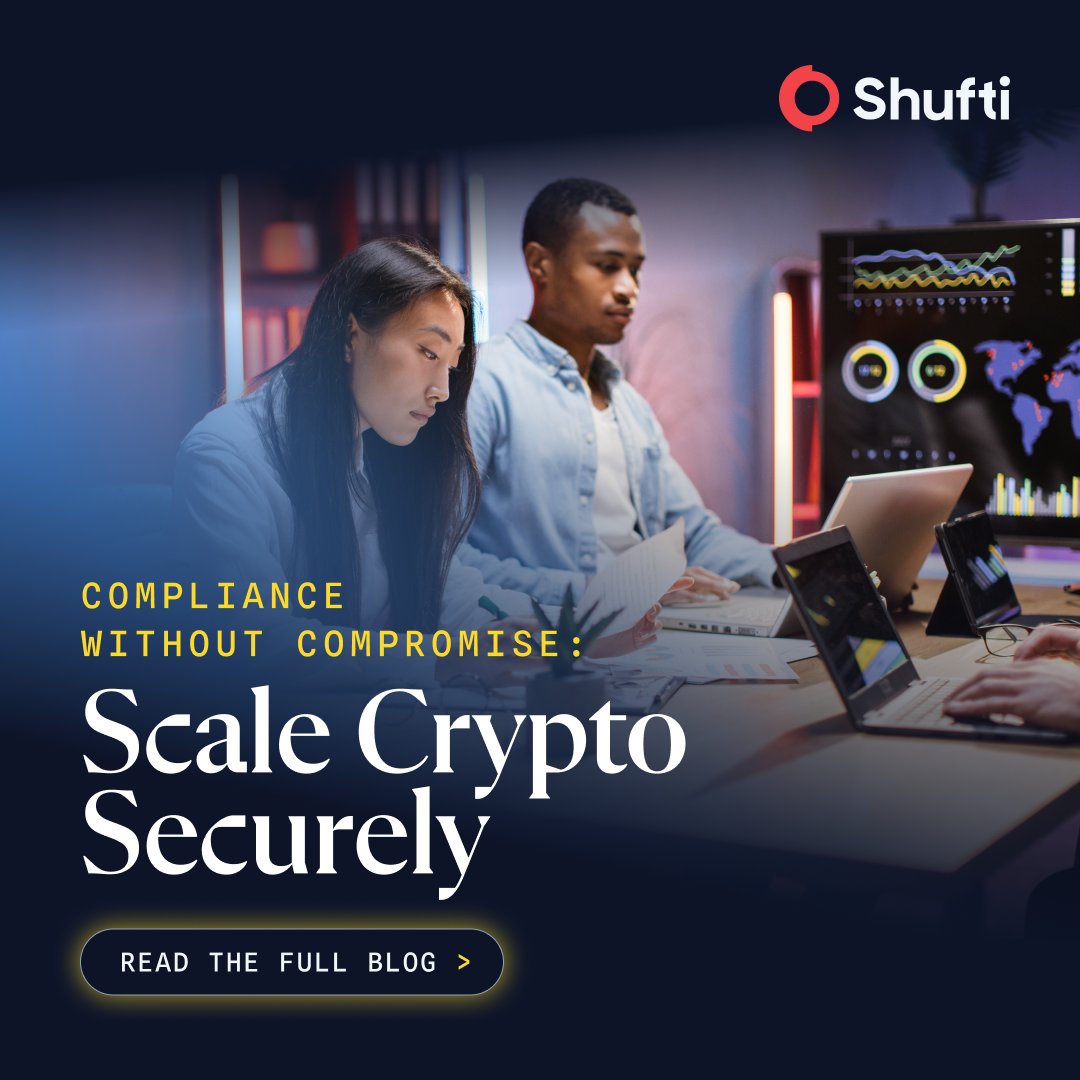 Compliance Without Compromise

Shufti’s flexible verification stack is purpose-built for digital assets. Whether you’re launching in the EU, scaling in LATAM, or growing into MENA, Shufti can help keep you compliant.

Read the full article here: shuftipro.com/blog/rethinkin…