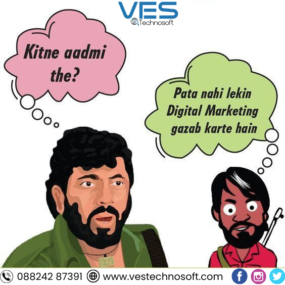 VES_Technosoft's tweet image. &quot;Kitne aadmi the?&quot;
🤷‍♂️ &quot;Pata nahi, lekin Digital Marketing to gazab karte hain!&quot; 💥
Level up your brand with VES Technosoft’s expert digital marketing services! 🚀
📞 088242 87391
🌐 vestechnosoft.com

#DigitalMarketing #MarketingMeme #VEStechnosoft #SocialMediaMarketing