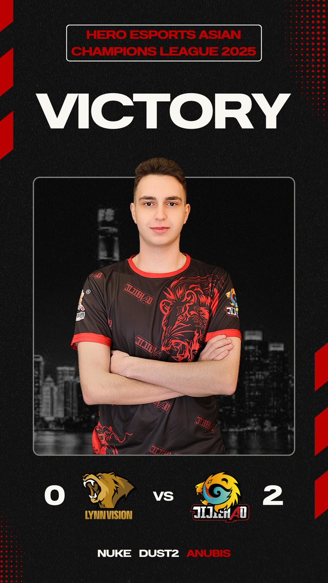 JIJIEHAO CS2 (@jijiehaocs2) on Twitter photo We defeated <a href="/Lynnvision_/">Lynn vision</a> 2-0!🔥 GGs
Solid plays, strong team energy – we’re locked in🎯
Group Final this Sunday at 08:40 CEST – don’t miss it! 🐉 We defeated <a href="/Lynnvision_/">Lynn vision</a> 2-0!🔥 GGs
Solid plays, strong team energy – we’re locked in🎯
Group Final this Sunday at 08:40 CEST – don’t miss it! 🐉