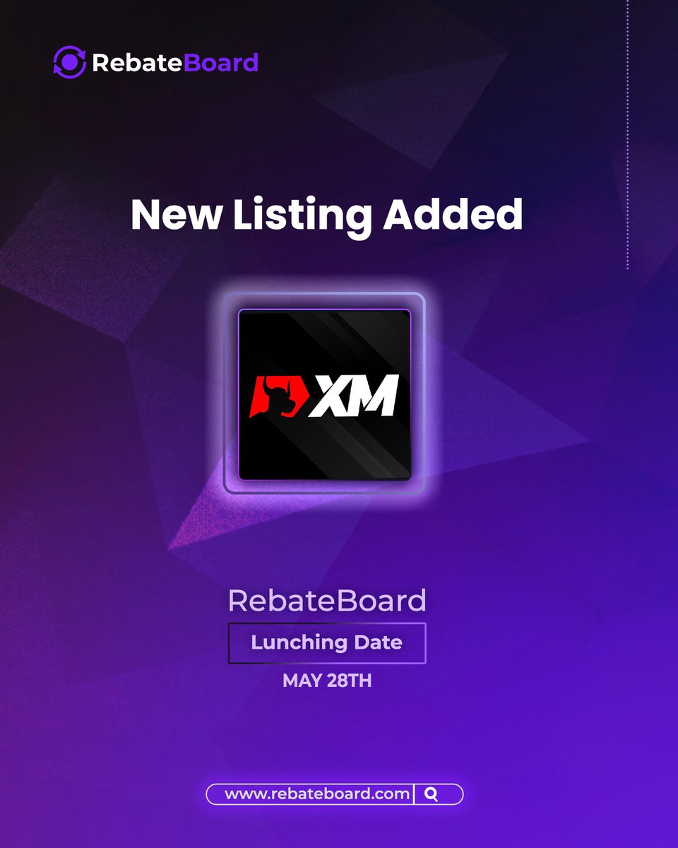 rebateboard's tweet photo. Big news! 🚨
@XM_COM Broker is now officially listed on @RebateBoard! 🎉 Get the best rebates and reviews on one of the world's most trusted trading platforms. 📈 Stay tuned for updates! 👉 #XMBroker #RebateBoard #NewListing https://t.co/vPkmrS0ids
