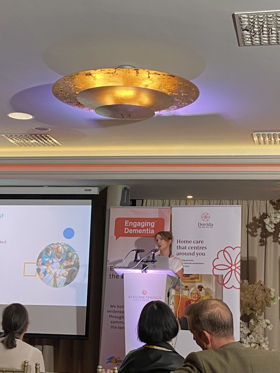 Dovida Ireland (@dovidaireland) on Twitter photo Dr Michelle Kelly presenting on research trends in Cognitive Stimulation Therapy, and its implementation in Ireland. #17DementiaConference <a href="/EngagingDemIrl/">Engaging Dementia</a> Dr Michelle Kelly presenting on research trends in Cognitive Stimulation Therapy, and its implementation in Ireland. #17DementiaConference <a href="/EngagingDemIrl/">Engaging Dementia</a>
