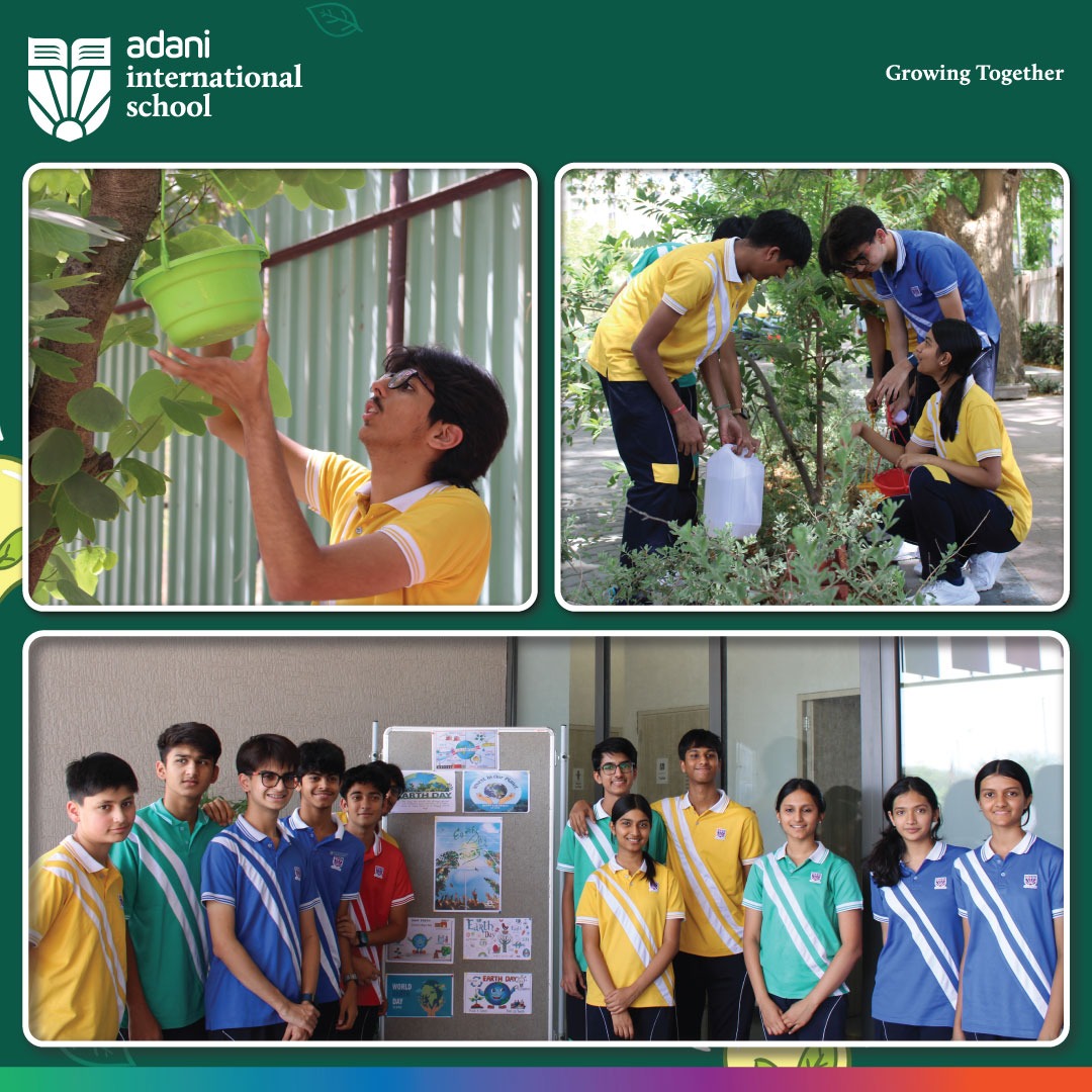 Adani International School tweet media