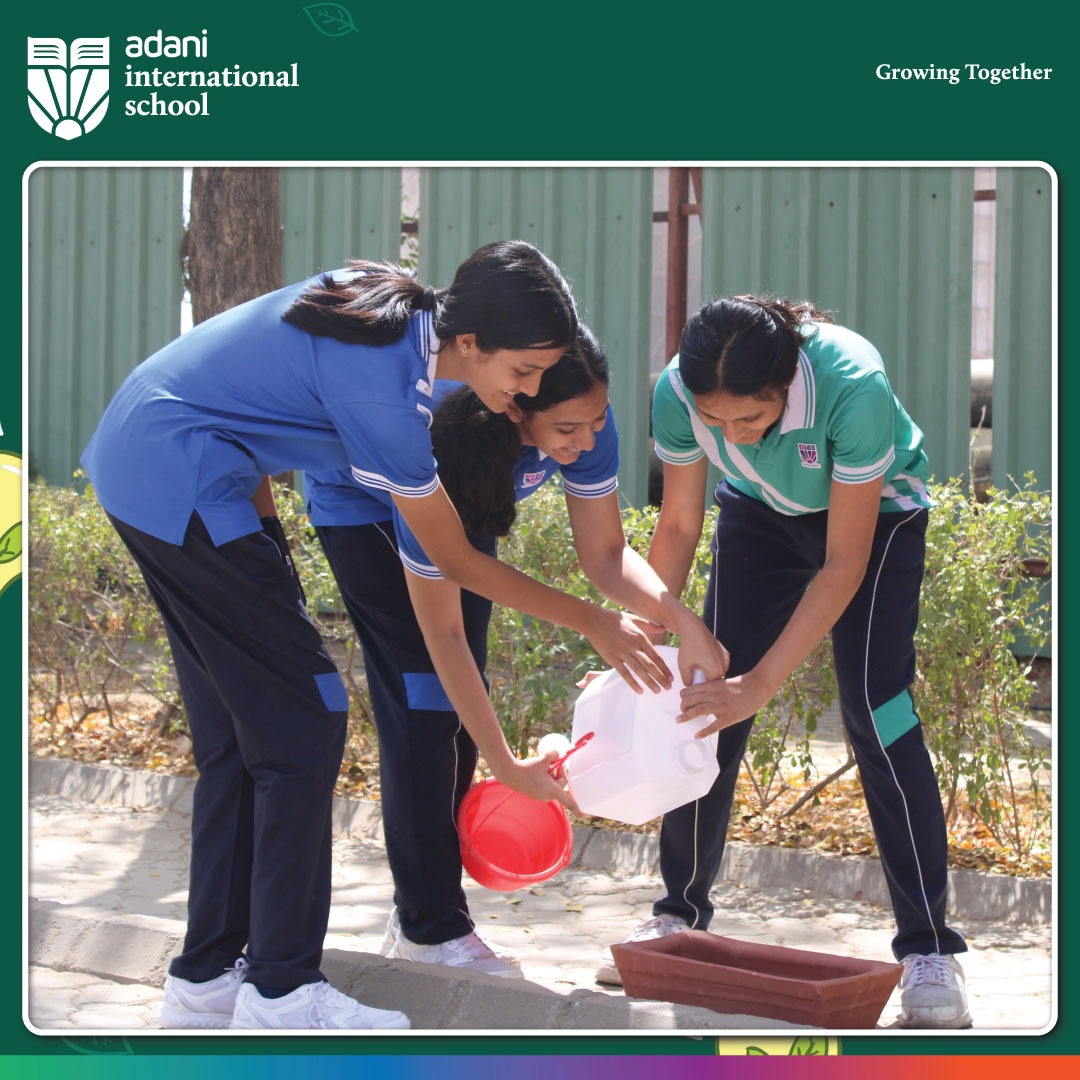 Adani International School tweet media