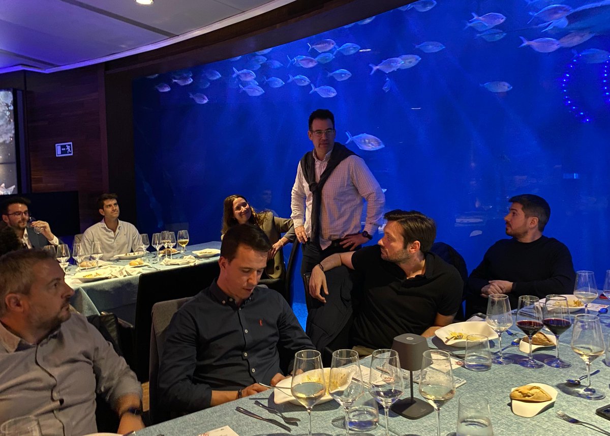 No pitches, no panels—just great food, candid discussions, and the right people in the room 🎯

Thanks to everyone who joined us yesterday at our—first of many to come—Founders &amp; Funders Dinner in <a href="/Oceanografic_vl/">Oceanogràfic València</a> 🐬