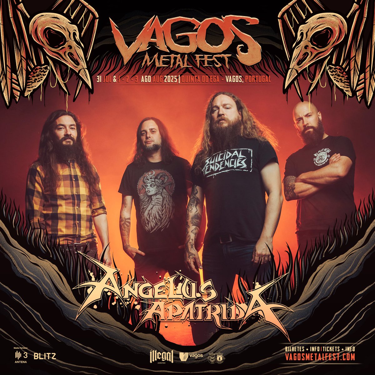 Coming back to Portugal this summer at Vagos Metal Fest! Yay, can’t wait! 🇵🇹🫶🏻