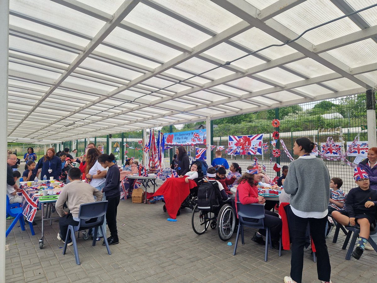 A snapshot of a wonderful VE day celebration at Firwood this morning.. more to come!
