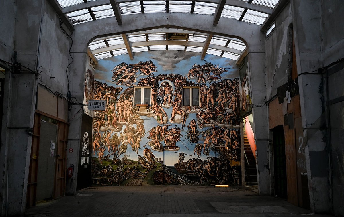 Guillaume Horen (@guillaumeh) on Twitter photo The future of sacred art already hidden... underground
With all the buzz around the Sistine Chapel and the ongoing conclave, have you seen the breathtaking #UndergroundSistineChapel by French street & crypto artist <a href="/pascalboyart/">Pascal Boyart 🎨</a>? I’d love to host an underground conclave of our The future of sacred art already hidden... underground
With all the buzz around the Sistine Chapel and the ongoing conclave, have you seen the breathtaking #UndergroundSistineChapel by French street & crypto artist <a href="/pascalboyart/">Pascal Boyart 🎨</a>? I’d love to host an underground conclave of our