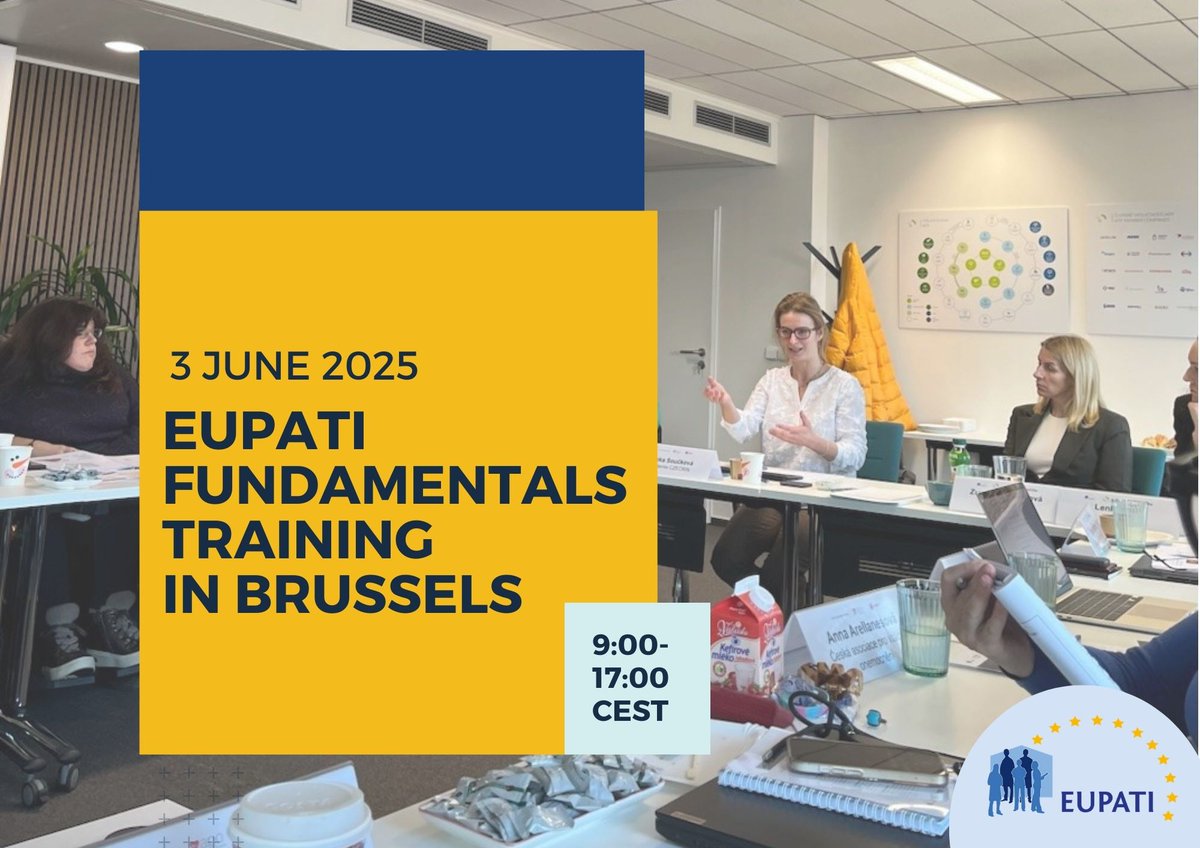 What's next on our #EUPATILearningLab training 📅?
📣#EUPATIFundamentals
📆3 June in Brussels
⏰09:00 - 17:00 CEST
👥Tailored for academia &amp; industry
✏️bit.ly/4ia4zmy
Still seats available😍
We also offer discounts🙌
🎯 Register for 2 or more trainings
#InPerson #F2F