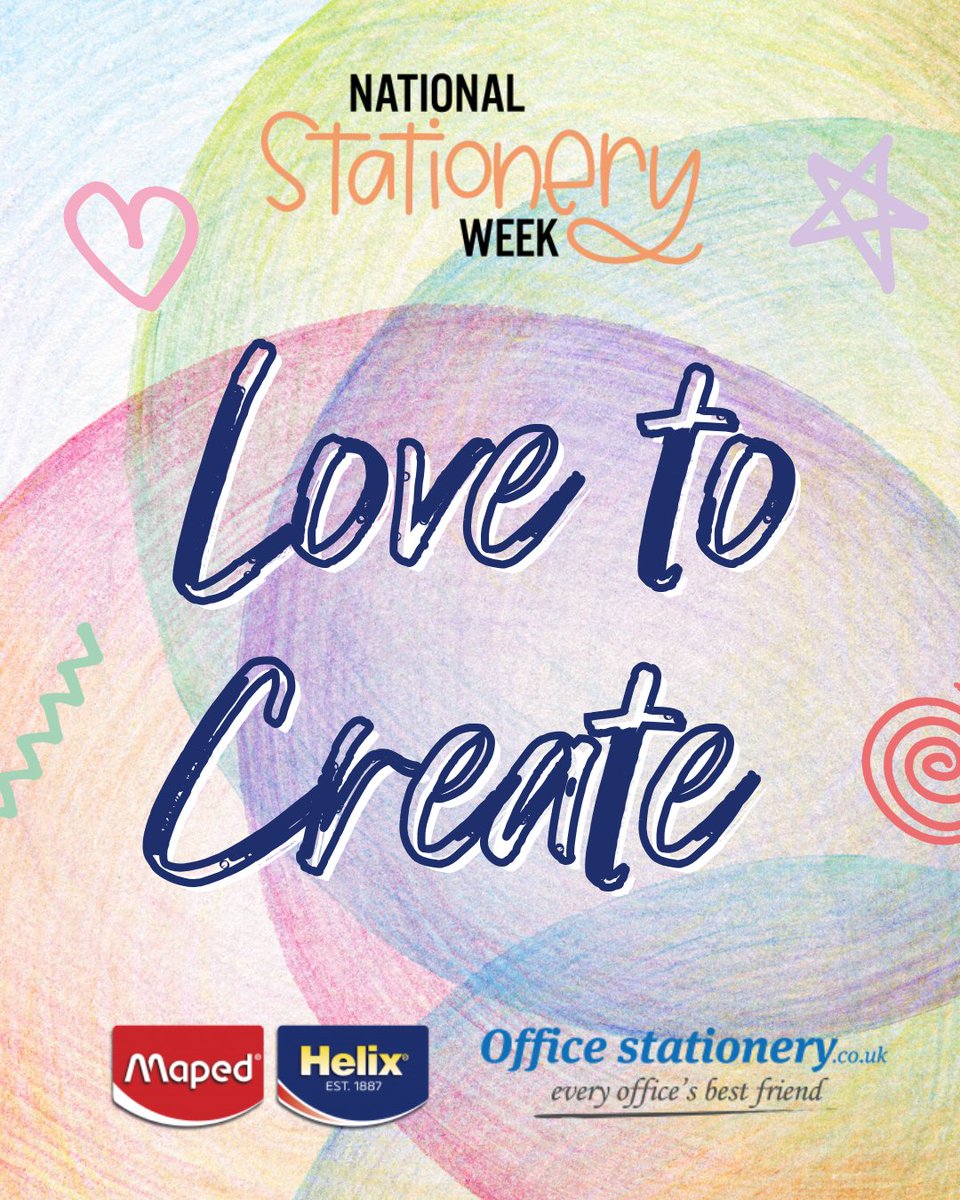 buystationery's tweet image. Happy #NatStatWeek Day 1! 🎉

We’re kicking things off with a shoutout to @MapedHelix_UK  — champions of creativity and colour! 🎨✏️

Feeling inspired? Share your creations with #LoveToCreate and tag us, @MapedHelix_UK  &amp;amp; @NatStatWeek 💌

#WritingMatters #LoveStationery