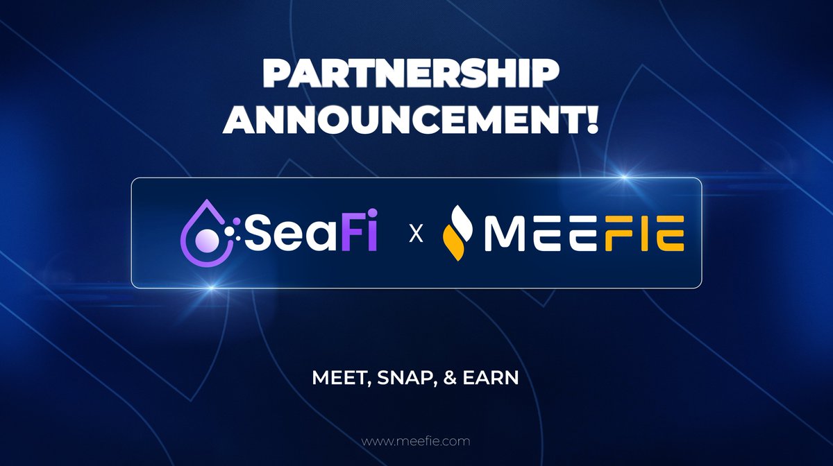MeeFie x SeaFi 🤝

MeeFie is pleased to announce its official partnership with <a href="/SeaFi_AI/">SeaFi</a>, a trusted decentralized launchpad supporting innovative Web3 projects.

As part of this collaboration, MeeFie’s IDO will take place on May 17, 2025, on SeaFi.

IDO Details
• Token: $MFT
•