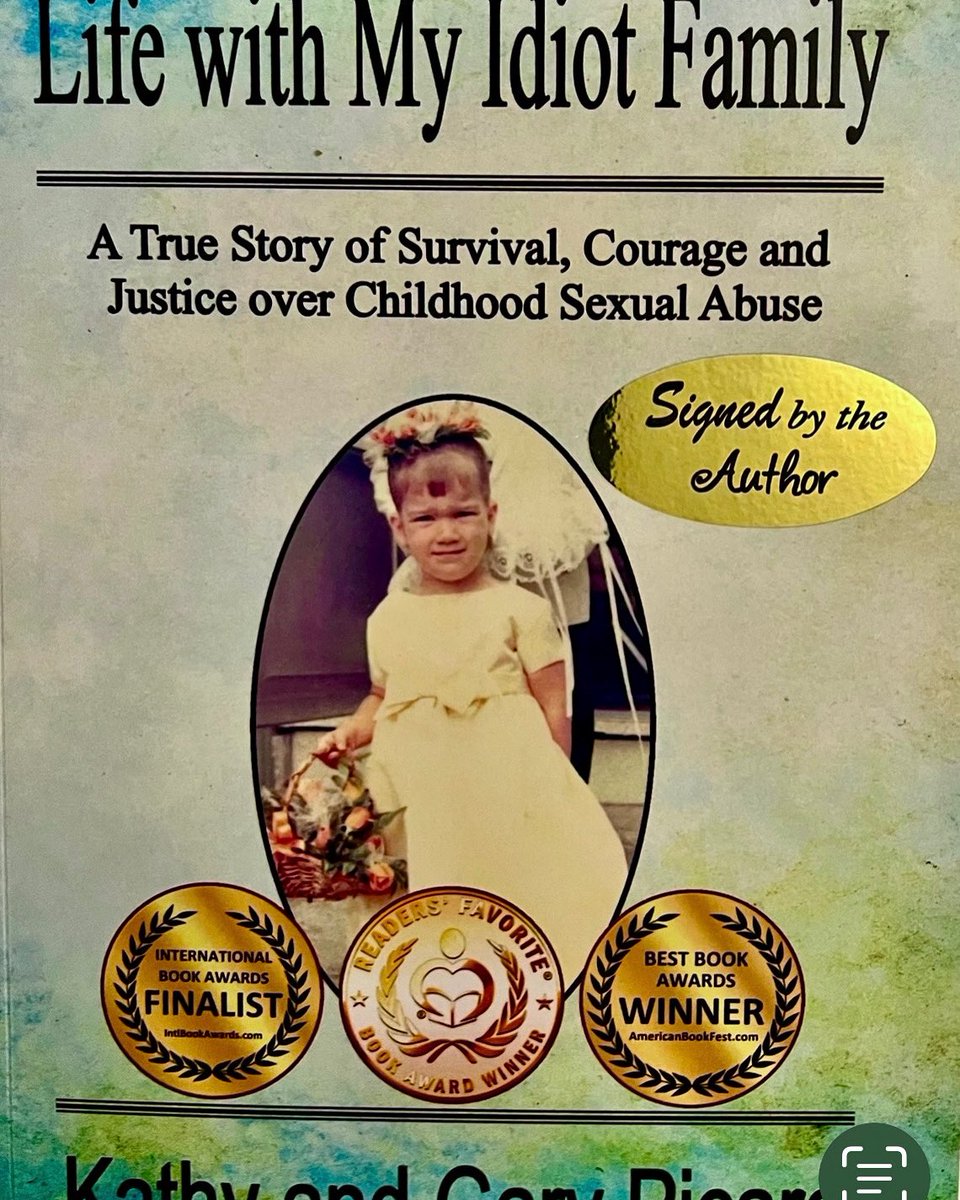 For those that don’t think this is happening to the kids. Ears/Eyes need to be open to protect the young ones in your lives.

My Book, Life with my idiot Family, A true story of Survival, Courage and Justice over Child Sexual Abuse.
On Amazon in Book, Kindle and Audible.