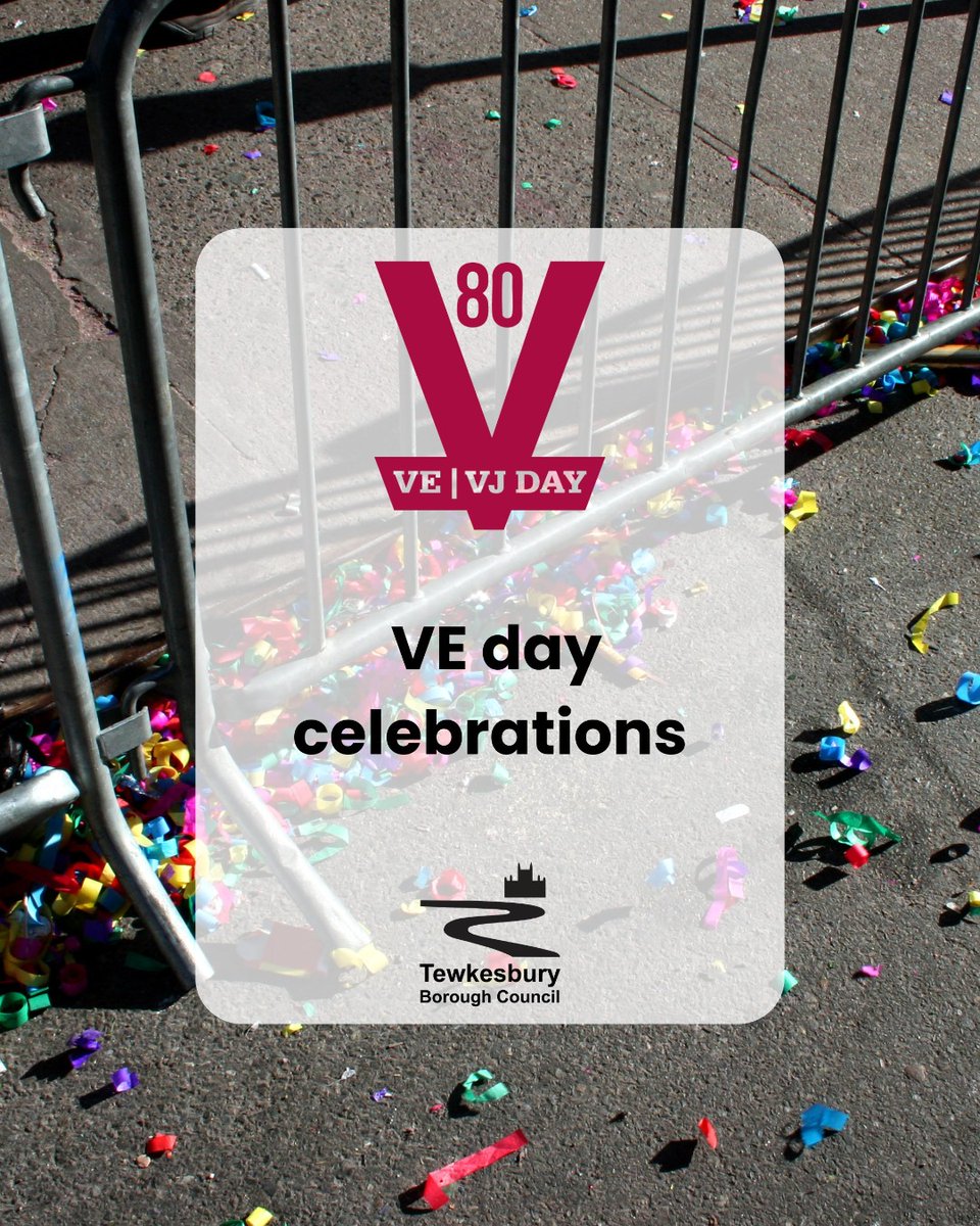 Today, 8 May, marks the historic 80th anniversary of VE Day. The flag is flying as part of our #VEDay80 commemorations, to help make this anniversary memorable. 
See details of local events orlo.uk/Zw1tL and orlo.uk/iJQS6 and join this shared celebration!