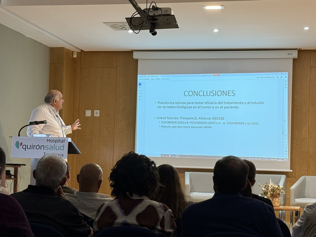 Cirugía General Quiron Salud Torrevieja (@cirugiaqst) on Twitter photo 📌 El Dr Rebollo nos explica muy bien la evolución del tratamiento neoadyuvante en los últimos años en el cáncer de páncreas.
<a href="/quironsalud/">quirónsalud</a> 📌 El Dr Rebollo nos explica muy bien la evolución del tratamiento neoadyuvante en los últimos años en el cáncer de páncreas.
<a href="/quironsalud/">quirónsalud</a>