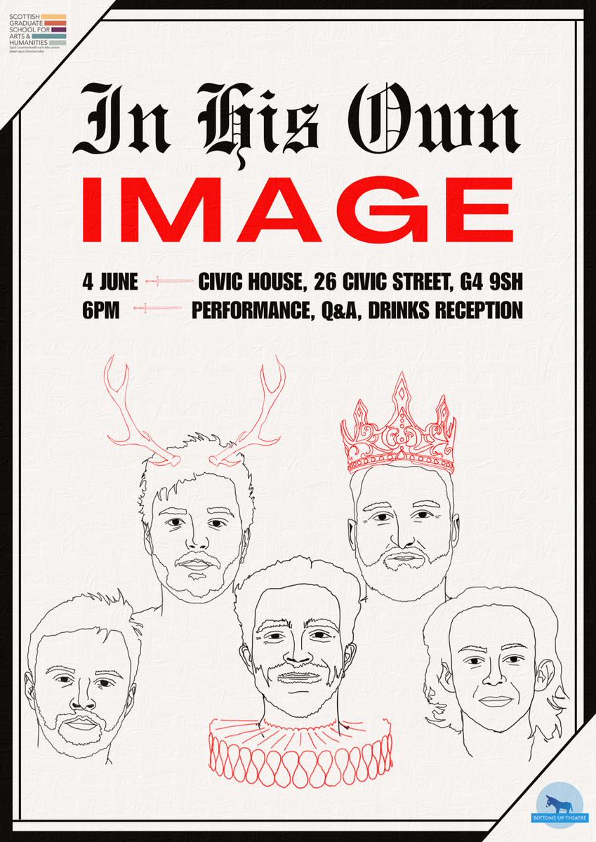 The preview of 'In His Own Image' is on the 4th June at 6pm in Civic House, Glasgow. Anyone in academia, heritage or working with/on gender is more than welcome! Sign up here: …ure-in-his-own-image.eventbrite.co.uk