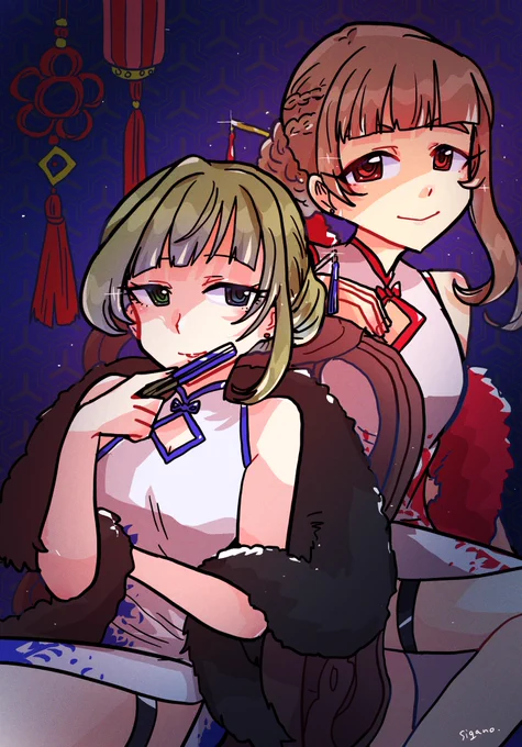 アニカフェ・チャイ奈緒&しゅがは&楓さん(再掲) 