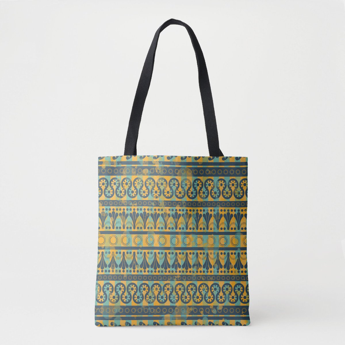 PDyaczenko's tweet photo. Minoan art often featured spirals, believed to channel protective energy in ancient rituals. Carry that magic with this Mad Minoan-Style Tote Bag from Zazzle https://t.co/GDDvqcEptr Perfect for your vacation adventures. #VacationEssentials #MinoanMagic #ToteStyle https://t.co/0MbWEg3SA4