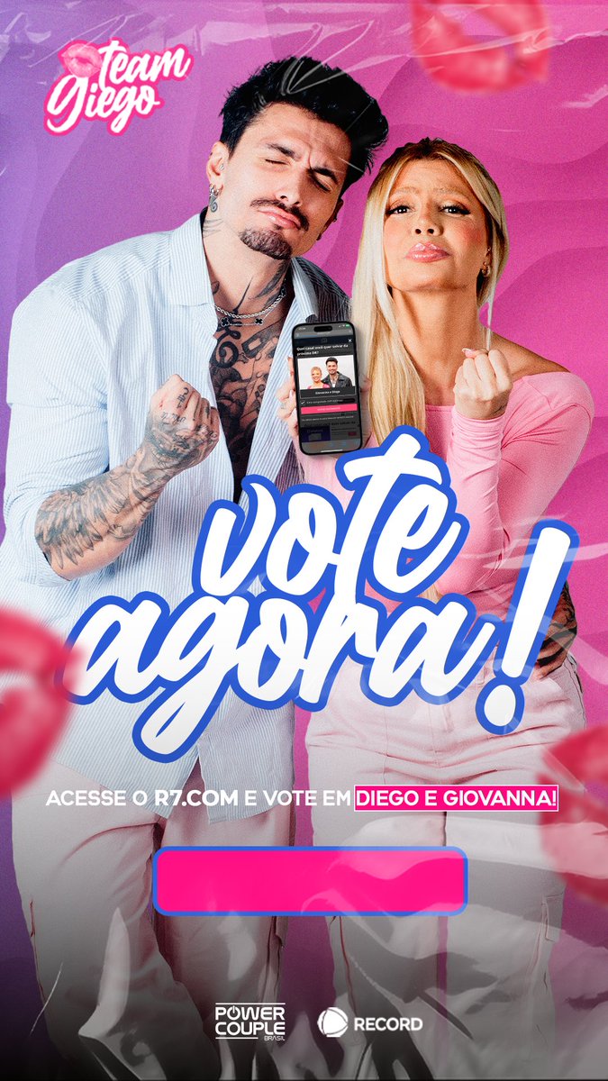 Bom dia, amores. Os meus amigos, <a href="/eumenezesgi/">Giovanna Menezes 💋</a> e <a href="/diegosuperbi/">Diego Superbi 💋</a> estão na DR!!! Conto com vocês!!!
➡️ record.r7.com/power-couple-b…
#PowerCoupleBrasil #FicaGiego