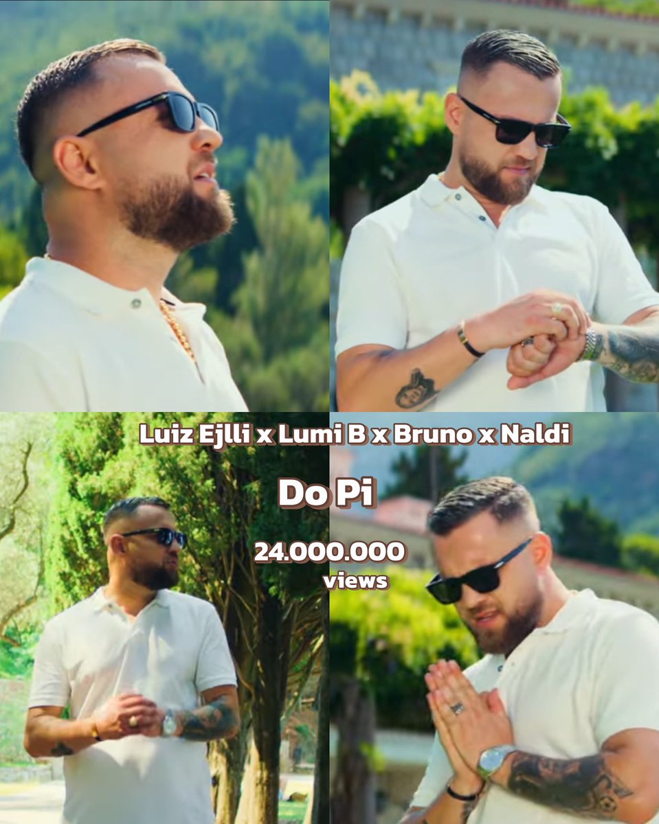 Suppoortingluki's tweet image. Hiti i veres kenga “Do Pi “ ka arritur 24 million views ne platformen muzikore YouTube . Vazhdojme per 25 million ❤️‍🔥❤️‍🔥 #dopi 
#ejllat 

youtu.be/o4xoIzg03jI?si…