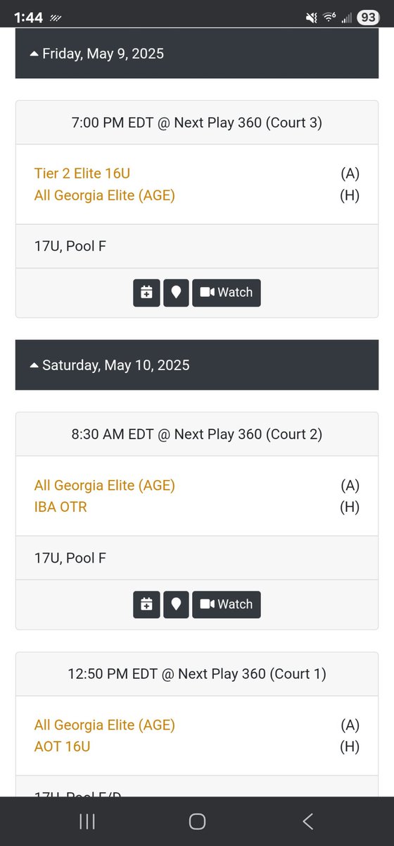 AllGeorgiaElite's tweet image. We back at it this weekend! We will be at Next play 360 all weekend