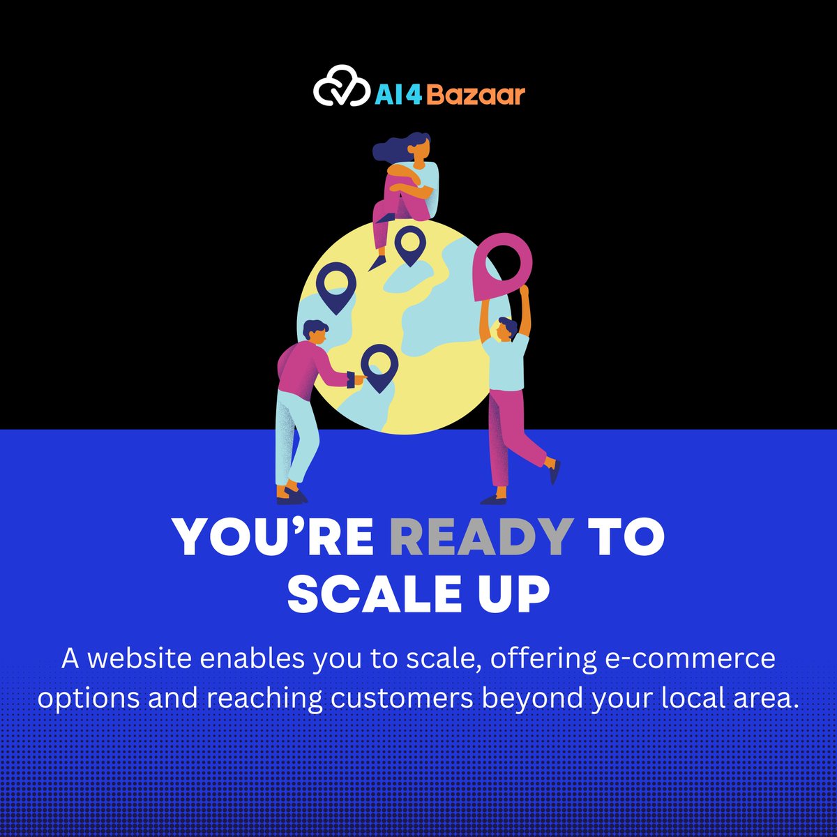AI_4_Bazaar's tweet image. Here are the 5 signs your business needs a website!

#ai4bazaar #websitedeployment #onlinetransition