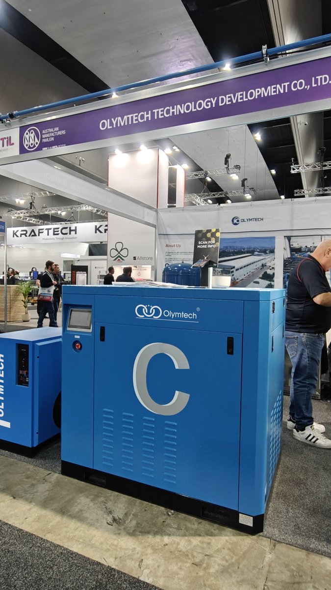 OlymtechCompre1's tweet image. Olymtech Compressor look forward to seeing you at Australian Manufacturing Week 2025!

Booth: MP660🔔🔔

#aircompressor #screwcompressor #AustralianManufacturingWeek #olymtech #amw