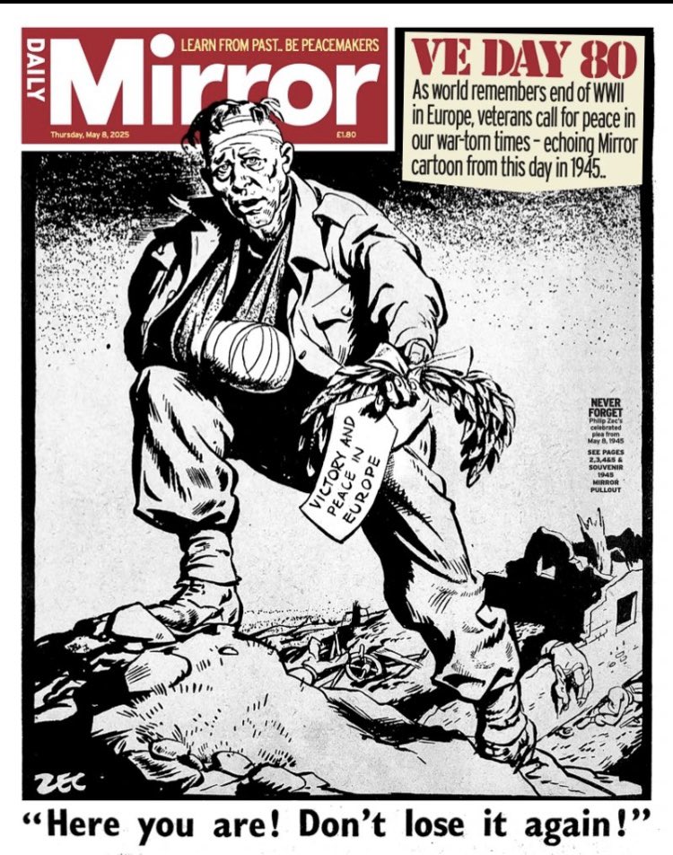 Today’s <a href="/DailyMirror/">The Mirror</a> featuring a 1945 cartoon from Philip Zec