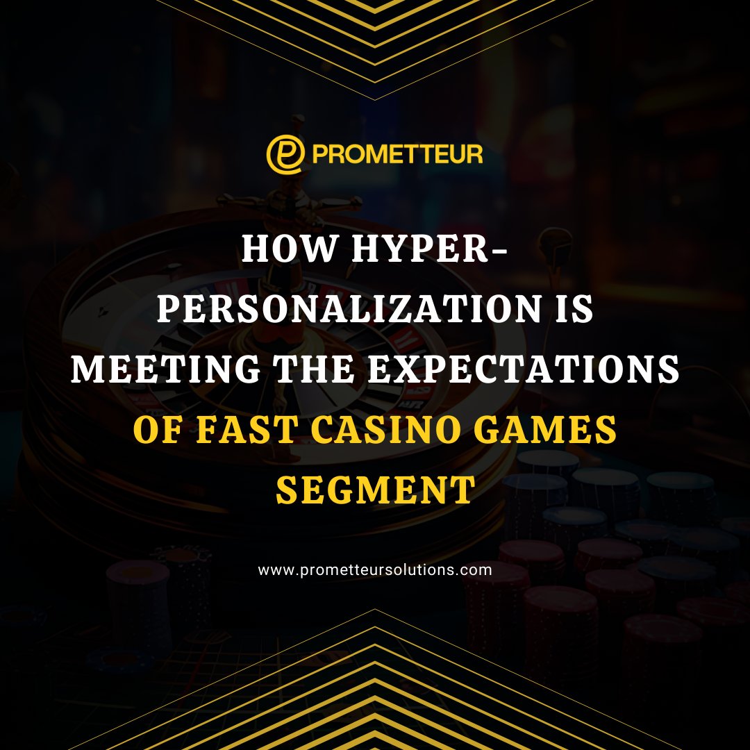 Iamprometteur's tweet image. Hyper-personalization fuels 'Fast Casino Games'! 🚀 Tailored dashboards, AI-driven picks, behavior alerts &amp;amp; geo-promos boost engagement &amp;amp; fun. 

Explore More :prometteursolutions.com/services/onlin…

#HyperPersonalization #FastGames #prometteur