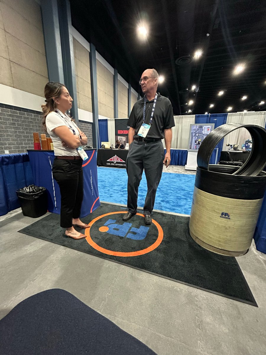 futurepipe's tweet photo. We had an exceptional four days at Florida Water Resource Conference in Florida, USA.

Our team had a great time showcasing our innovative sustainable piping solutions for the water sector.

#FWRC #water #grppiping #grepiping #wavistrong #florida #US #compositepipes https://t.co/ZkKFM8L5gb