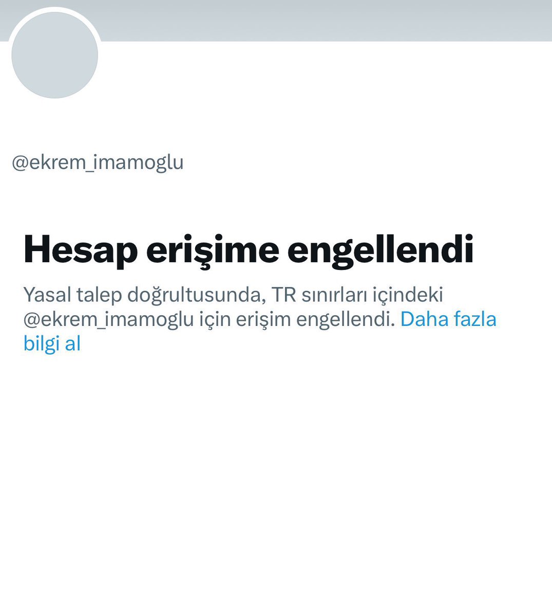 Ne oldu yani Ekrem başkanın insanlara ulaşmasını engelleyebileceğinizi mi sanıyorsunuz? 
Zavallısınız başka bşy değil eziksiniz..