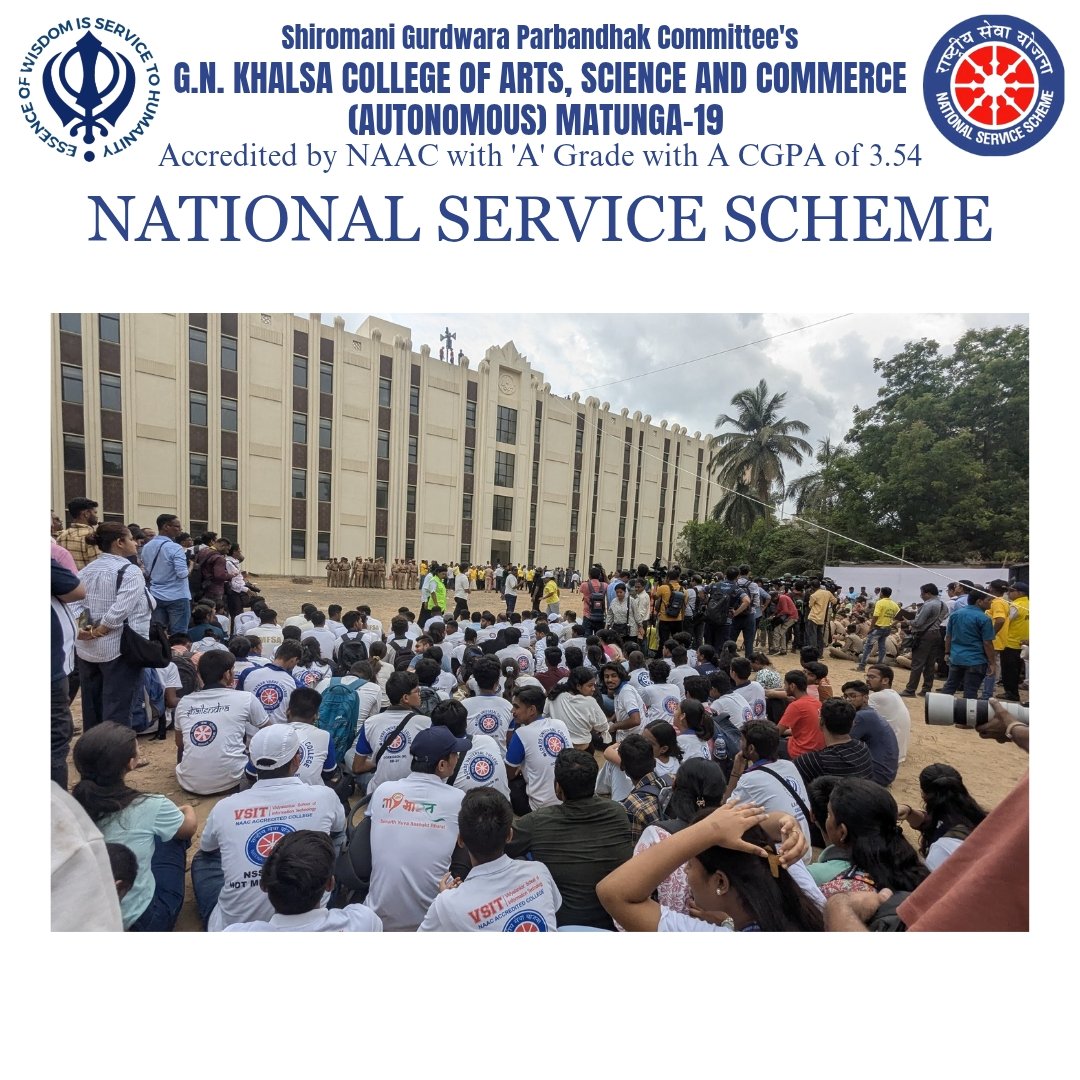 N.S.S UNIT OF GURU NANAK KHALSA COLLEGE tweet media