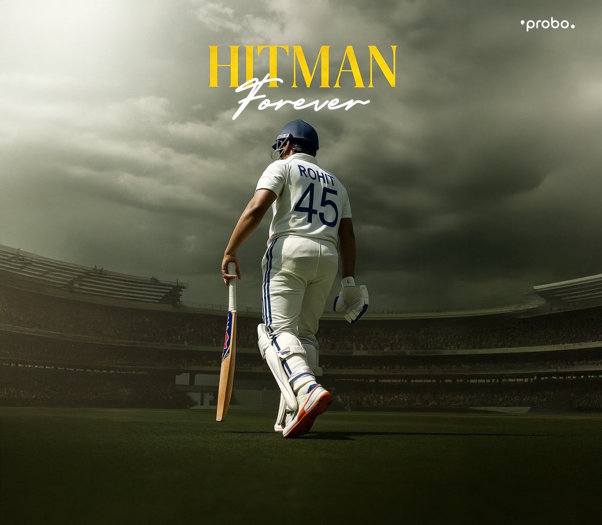 🚨 GIVEAWAY ALERT 🚨

Two lucky winners will each receive an Adidas Men’s Test Cricket Jersey with 45 on the back!

Rules:

1. Follow <a href="/probo_india/">Probo</a> 
2. Like &amp; RT this tweet
3. Comment your favourite test knock of Ro-hitman.

#RohitSharma𓃵