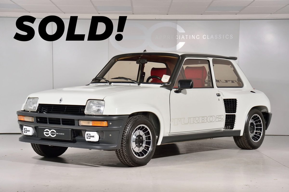 Our splendid, low mileage Renault Turbo 2 is now sold!

This lovely car will be enjoying sunshine overseas!