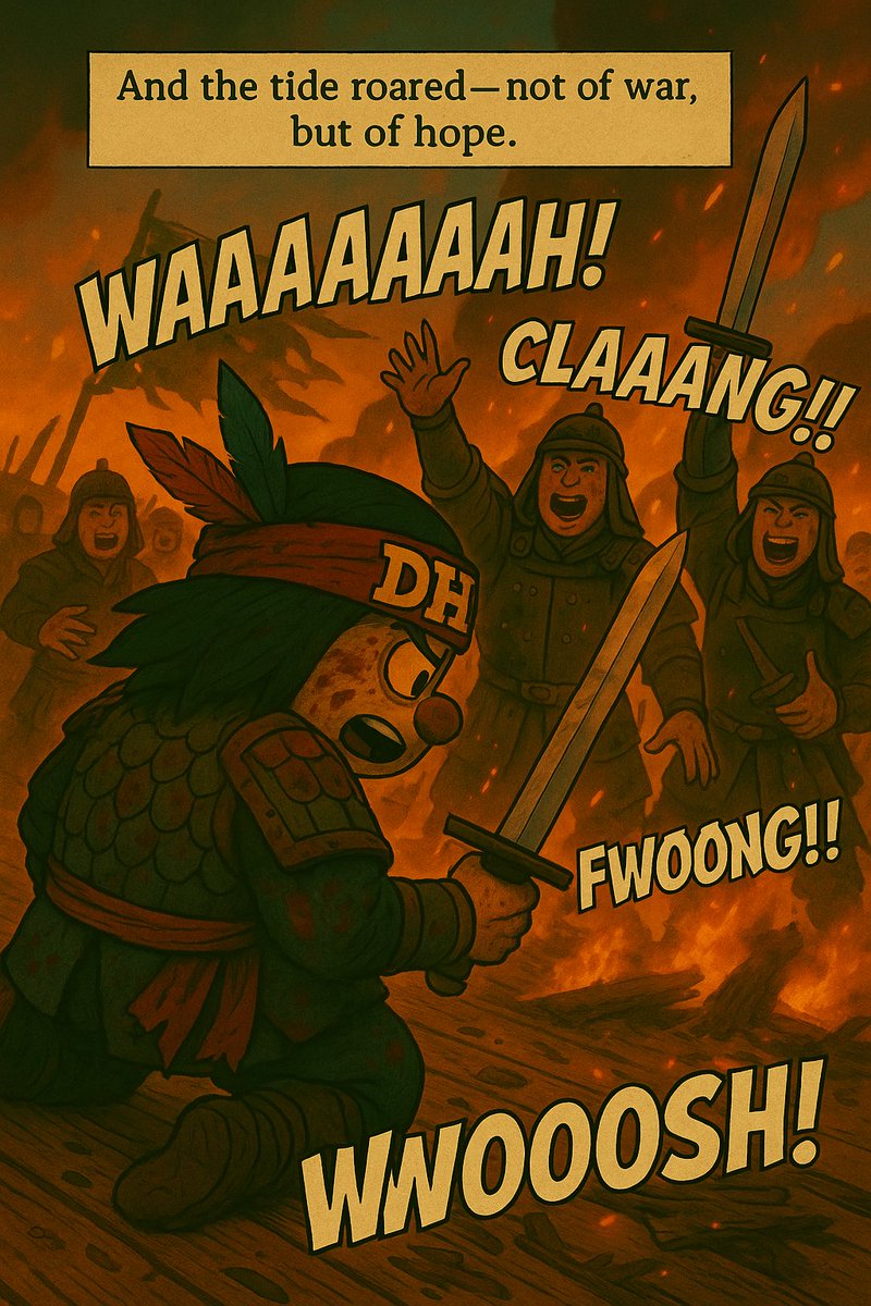 DHnugulman's tweet photo. DH HANSAN WAR#15
#webtoon #SOL #solanameme #solana #meme #DH #pumpbits #DHstory https://t.co/Copt8vq4qs