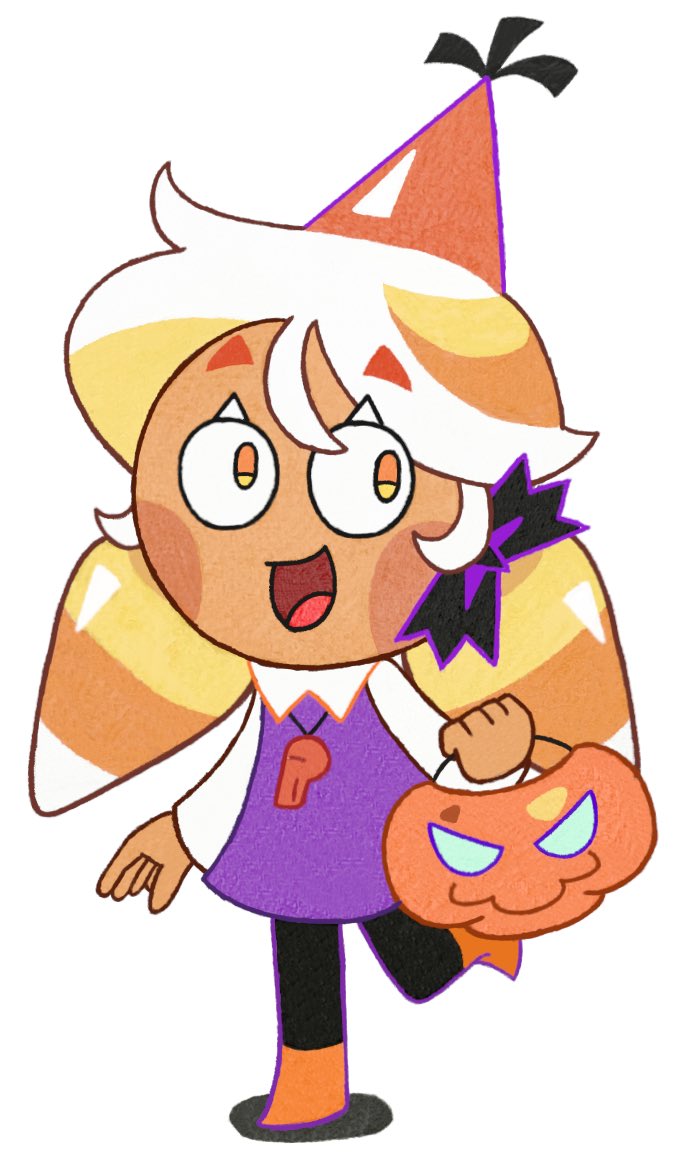 JJSponge120's tweet photo. Candy Corn Cookie in my own style! #CookieRun #CookieRunOvenBreak #Devsisters #CandyCornCookie #Candy #Corn #Cookie https://t.co/3qWKrTBzbD