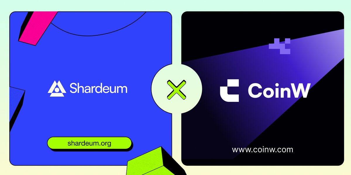shardeum's tweet photo. 📢 $SHM is officially listing on @CoinWOfficial

Shardeum’s native token, $SHM, will be live on CoinW, a leading cryptocurrency exchange empowering traders worldwide.

🗓️ Trading Starts: 8th May 2025, 10 AM UTC
🔓 Deposits: Open
💱 Trading Pair: SHM/USDT

More details ⤵️ https://t.co/Q1I6McTwqW