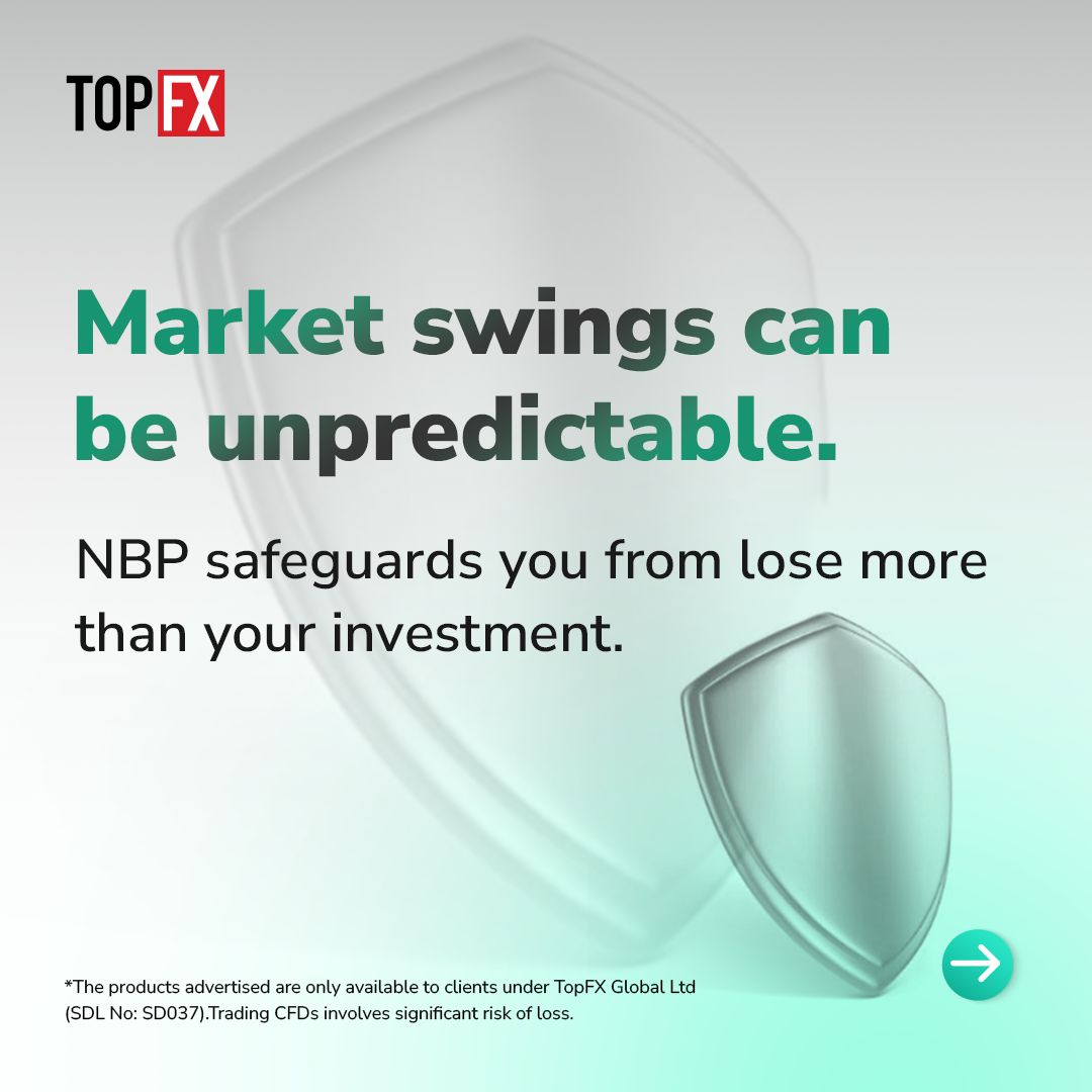 topfx_global's tweet image. Trade without fear of negative balances. 

#TopFX offers Negative Balance Protection, ensuring you never lose more than your deposited funds. ​

Secure your trading journey with TopFX.​

#NegativeBalanceProtection #SafeTrading #ForexSecurity
