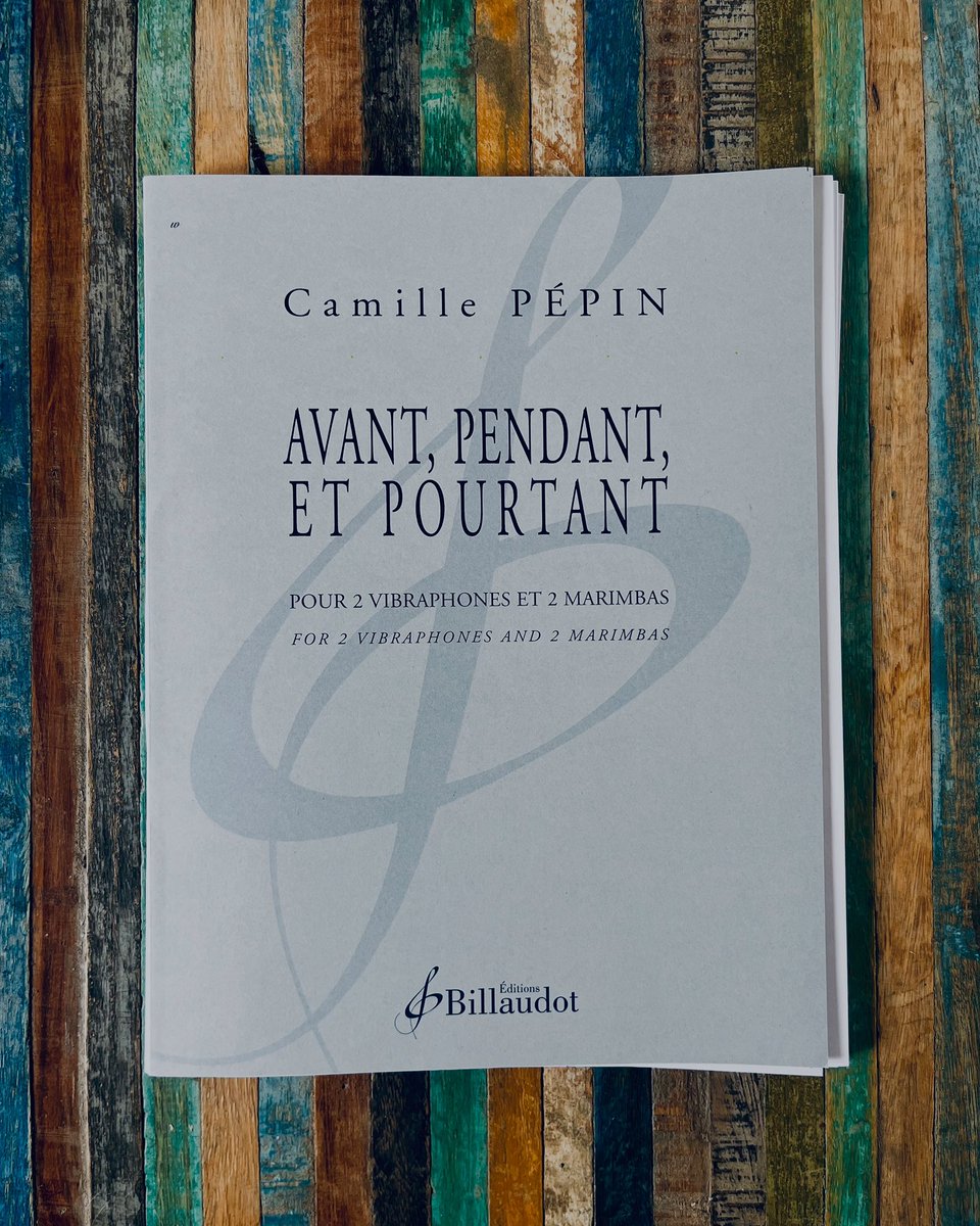 Camille Pépin (@camille_pepin) on Twitter photo Samedi, c’est la création mondiale de « Avant, pendant, et pourtant » avec les Percussions de Strasbourg 🥁😍
Vous pourrez entendre un extrait sur <a href="/francemusique/">France Musique</a> dimanche à 21h par <a href="/Th_contempo/">Thomas Vergracht</a> en attendant le 💿
Tâm - Lou Renaud-Bailly - Hsin-Hsuan Wu - Thibaut Weber Samedi, c’est la création mondiale de « Avant, pendant, et pourtant » avec les Percussions de Strasbourg 🥁😍
Vous pourrez entendre un extrait sur <a href="/francemusique/">France Musique</a> dimanche à 21h par <a href="/Th_contempo/">Thomas Vergracht</a> en attendant le 💿
Tâm - Lou Renaud-Bailly - Hsin-Hsuan Wu - Thibaut Weber