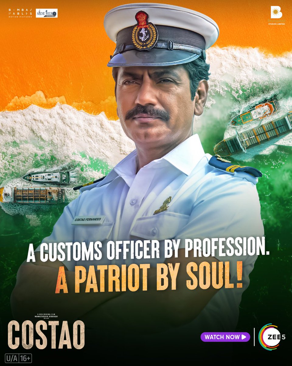 Bombay Fables (@bombayfables) on Twitter photo Witness the story of a hero whose courage was louder than the crashing waves⚡
#Costao streaming now, only on #ZEE5
#CostaoOnZEE5
<a href="/Nawazuddin_S/">Nawazuddin Siddiqui</a> <a href="/bapat_priya/">Priya Bapat</a> <a href="/hussainthelal/">Hussain Dalal</a> #KishorKumarG <a href="/BSL_Films/">Bhanushali Studios Limited</a> <a href="/BombayFables/">Bombay Fables</a> #SideHeroEntertainment #ZEE5 <a href="/ZEE5Global/">ZEE5 Global</a> Witness the story of a hero whose courage was louder than the crashing waves⚡
#Costao streaming now, only on #ZEE5
#CostaoOnZEE5
<a href="/Nawazuddin_S/">Nawazuddin Siddiqui</a> <a href="/bapat_priya/">Priya Bapat</a> <a href="/hussainthelal/">Hussain Dalal</a> #KishorKumarG <a href="/BSL_Films/">Bhanushali Studios Limited</a> <a href="/BombayFables/">Bombay Fables</a> #SideHeroEntertainment #ZEE5 <a href="/ZEE5Global/">ZEE5 Global</a>