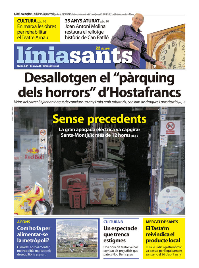 📑 Ja es pot llegir la darrera edició del #LíniaSants. Fes-ho seguint el següent enllaç:

🔗 liniaxarxa.cat/liniasants/wp-…