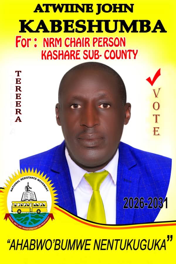 BlackMcee03's tweet image. #DECLARATIONOFINTENT...
After serving as an Administrator &amp;amp; Director in many Global companies.
John Atwine Kabeshumba offers himself to serve transparently  as Kashare S.county NRM come 2026 in Mbarara District.
#ChooseLeadersMerit...