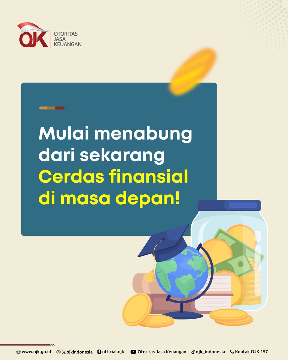 ojkindonesia's tweet image. Salah satu produk keuangan yang dapat digunakan oleh pelajar adalah Simpanan Pelajar (SimPel). Yuk mengenal lebih dekat dengan SimPel di postingan ini 👆🏻

#OJKIndonesia #Keuangan #SimPel #Proaktif #Kolaboratif