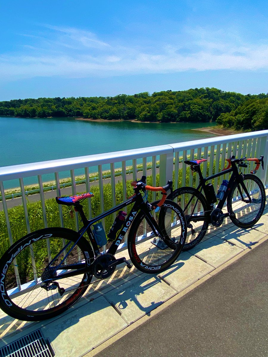 alpha_370Z's tweet photo. 🚴‍♂️多摩湖🚴‍♀️

#derosa
#derosabikes 
#derosaking https://t.co/iNwGRTnTS5
