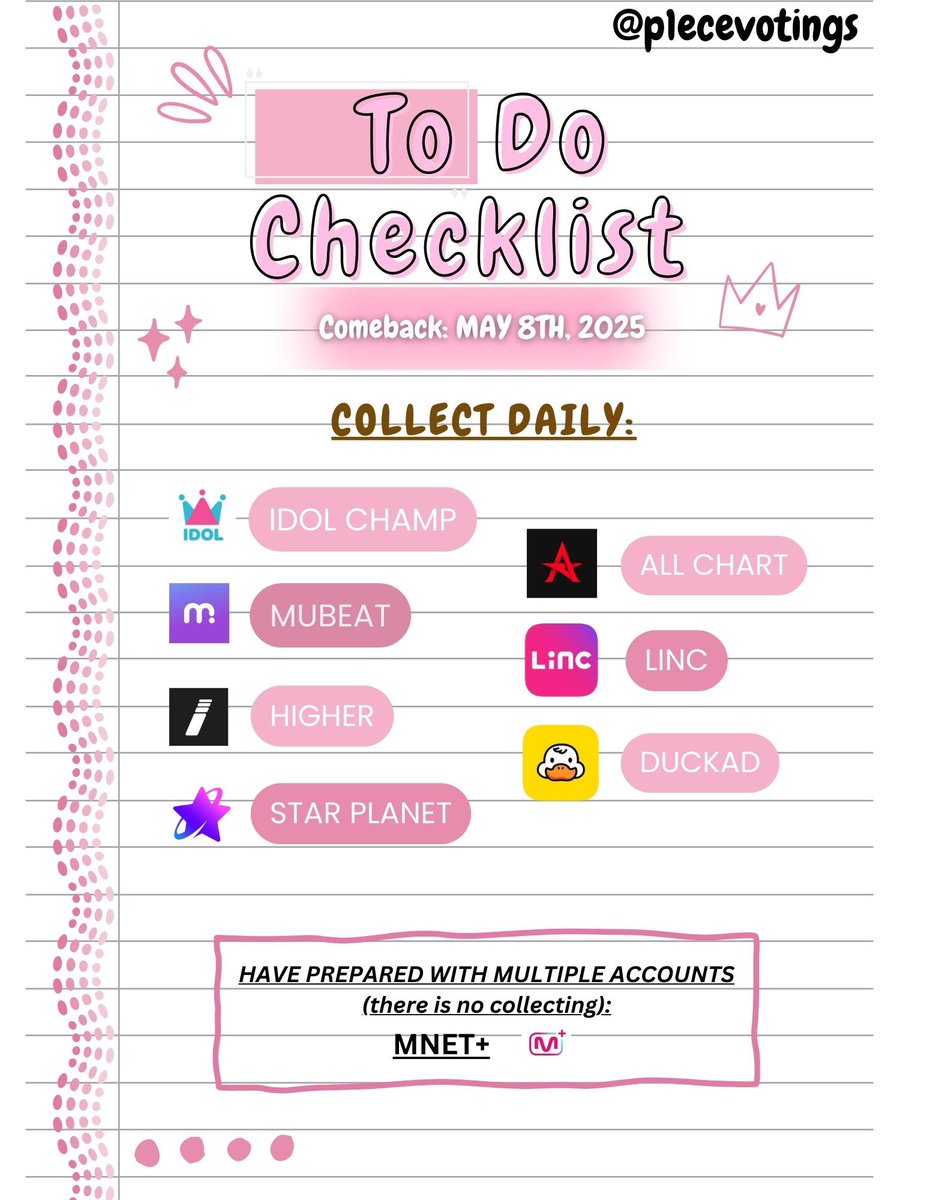 🦋 | 🚨WHAT TIME IS IT…? ITS COMEBACK TIME. DUH!!!! 🚨

⏳COUNTDOWN FOR COMEBACK: D-DAY!

In just a FEW hours, it’ll be time to stream, collect, and vote harder than ever🫵
• REMINDER: Comeback can get VERY stressful. This is supposed to be a fun experience so make sure to take