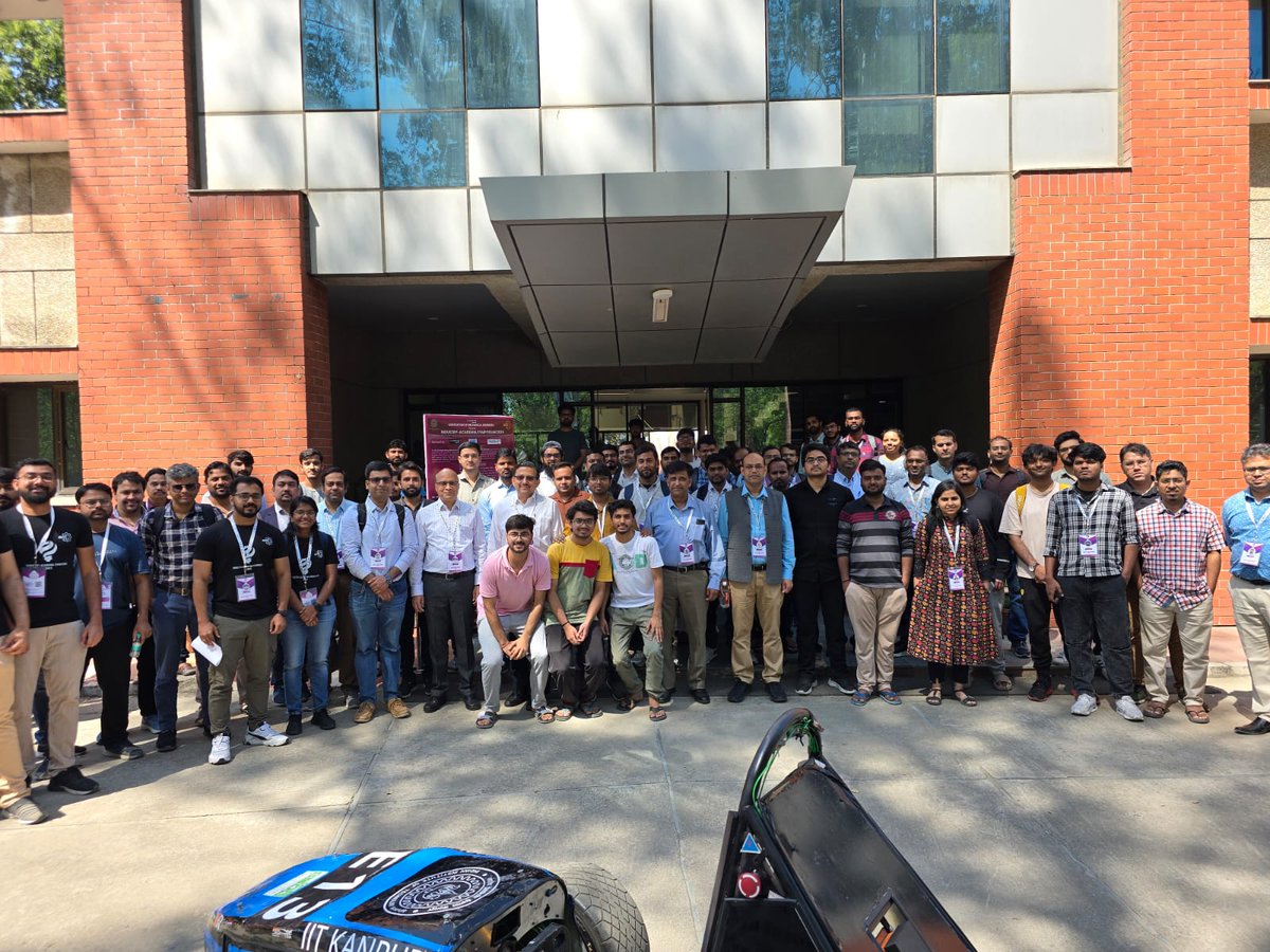 The first edition of the Industry-Academia Symposium (IAS) 2025 was successfully held at IIT Kanpur, organized by the Association of Mechanical Engineers (AME) and the Department of Mechanical Engineering. The event brought together a vibrant mix of academia, industry