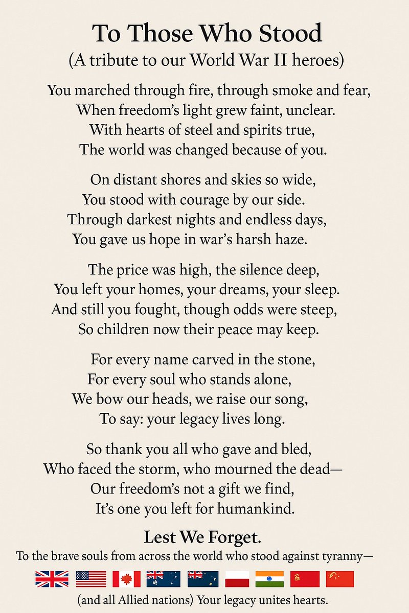 #ww2 #VEDay #LestWeForget