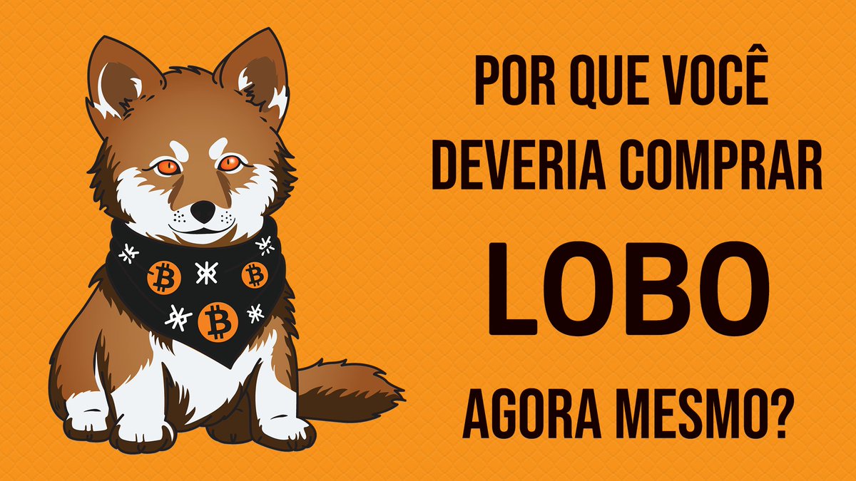 SafadaoLobo's tweet image. Megathread: Por que você deveria comprar $LOBO agora mesmo?