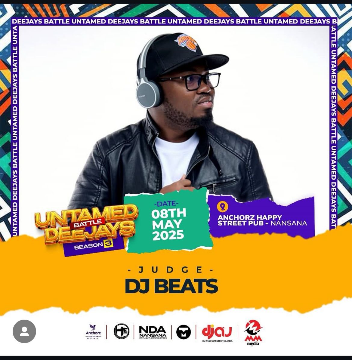 Tonight, the heat is on at the Untamed Deejays Battle 3! Representing the DJAU, DJ Arnold, DJ Beats &amp; Easy Samuel will serve as official judges, bringing experience, skill, and fairness to the decks.
#UntamedDeejaysBattle #DJAU  #NansanaEvents #SupportYourDJs #Season3 #RealTalent
