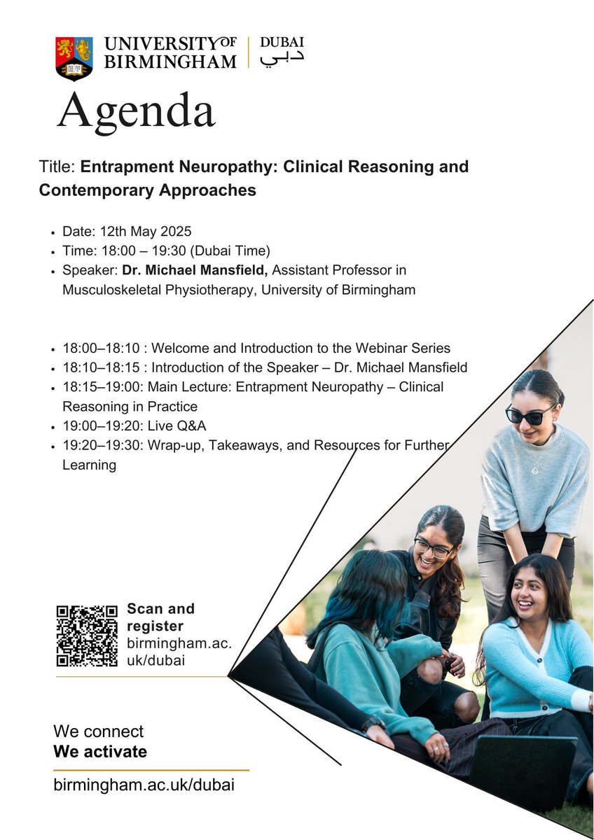karthik_Mayan's tweet image. This must-attend session explores:
🔍 Key mechanisms of entrapment neuropathies
🧩 Psychosocial &amp;amp; diagnostic reasoning
🖐️ Neurodynamic testing
🧠 Clinical decision-making strategies
🎓 Evidence-based, practical &amp;amp; relevant!
#clinicalreasoning #neurodynamics #sportsmedicine