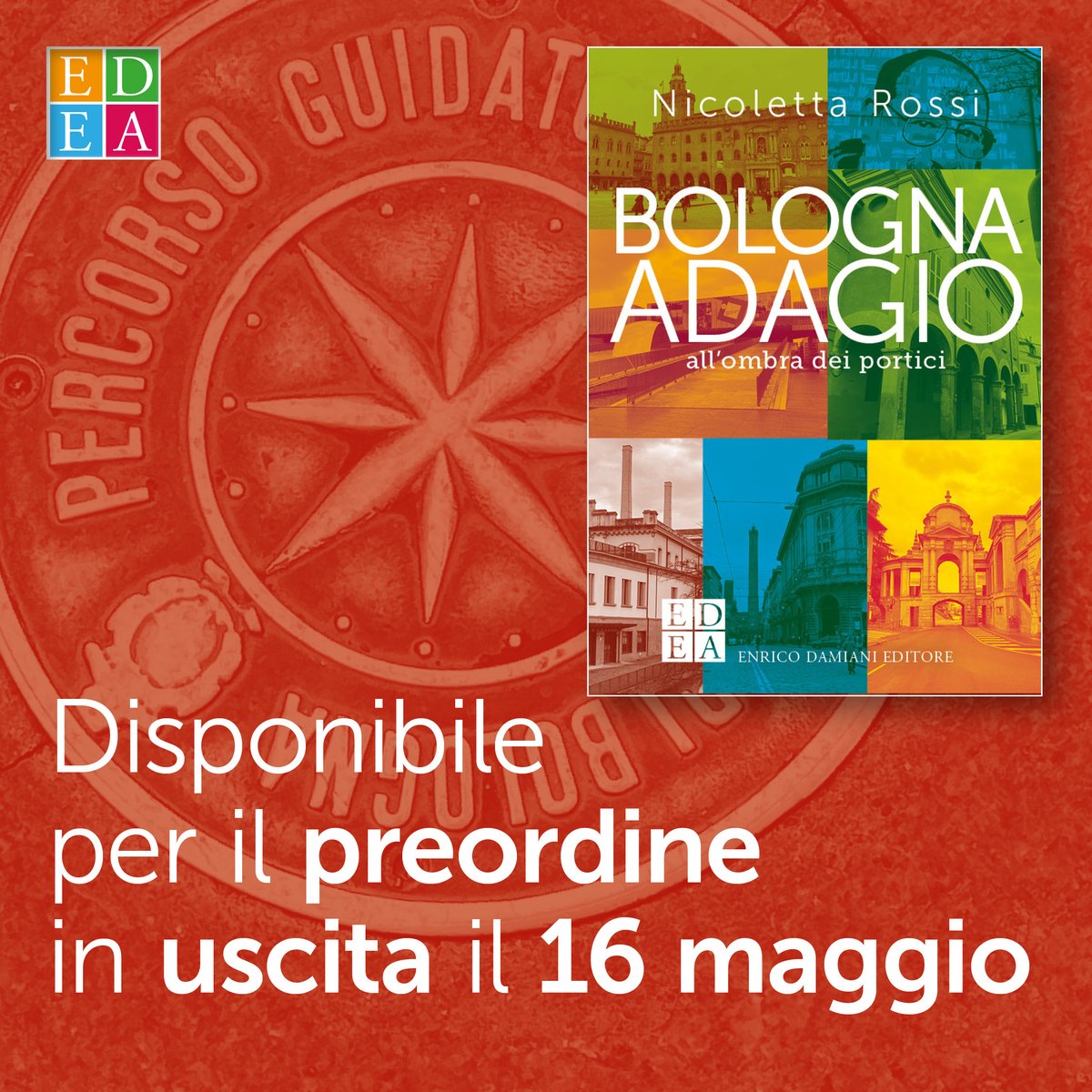 È disponibile per il preorder "Bologna adagio" di Nicoletta Rossi, una guida a passo lento della città che riesce a essere cosmopolita e calorosa, legata alle sue tradizioni ma con uno sguardo al futuro:
bit.ly/Bologna-adagio